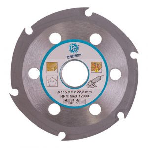 Blade 6 teeth 115mm for wood on angle grinder