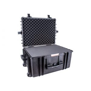 Hard case 670x510x375mm od with foam black water & dust proof 584433