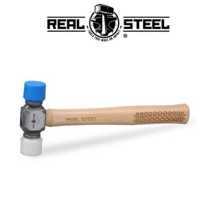 Hammer mallet d/head 350g 12oz hick. wood handle