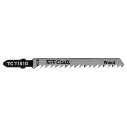 T-shank jigsaw blade for wood 4mm 6tpi 100mm 2pc