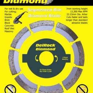 Diamond blade 115mm segmented delrock