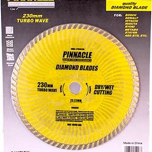 Diamond blade turbo wave 230mm x 22.22 pinnacle